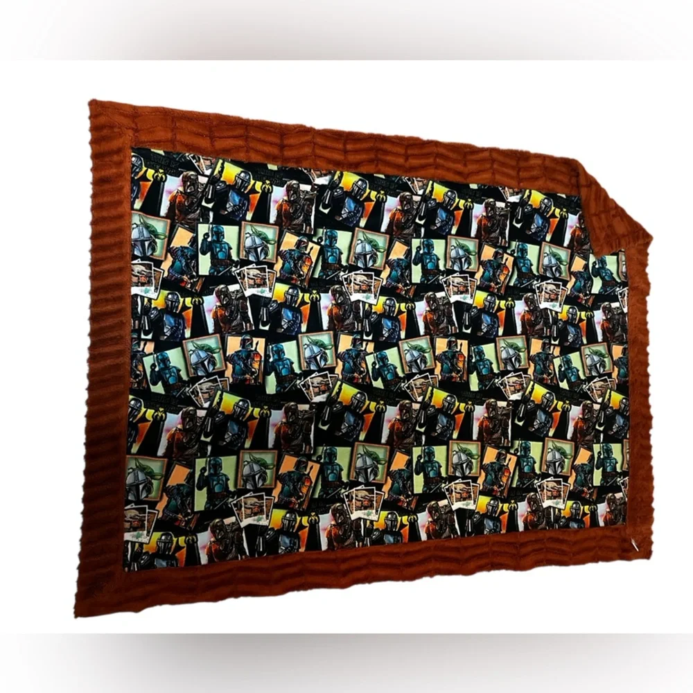 Mandalorian Minky Blanket EUC